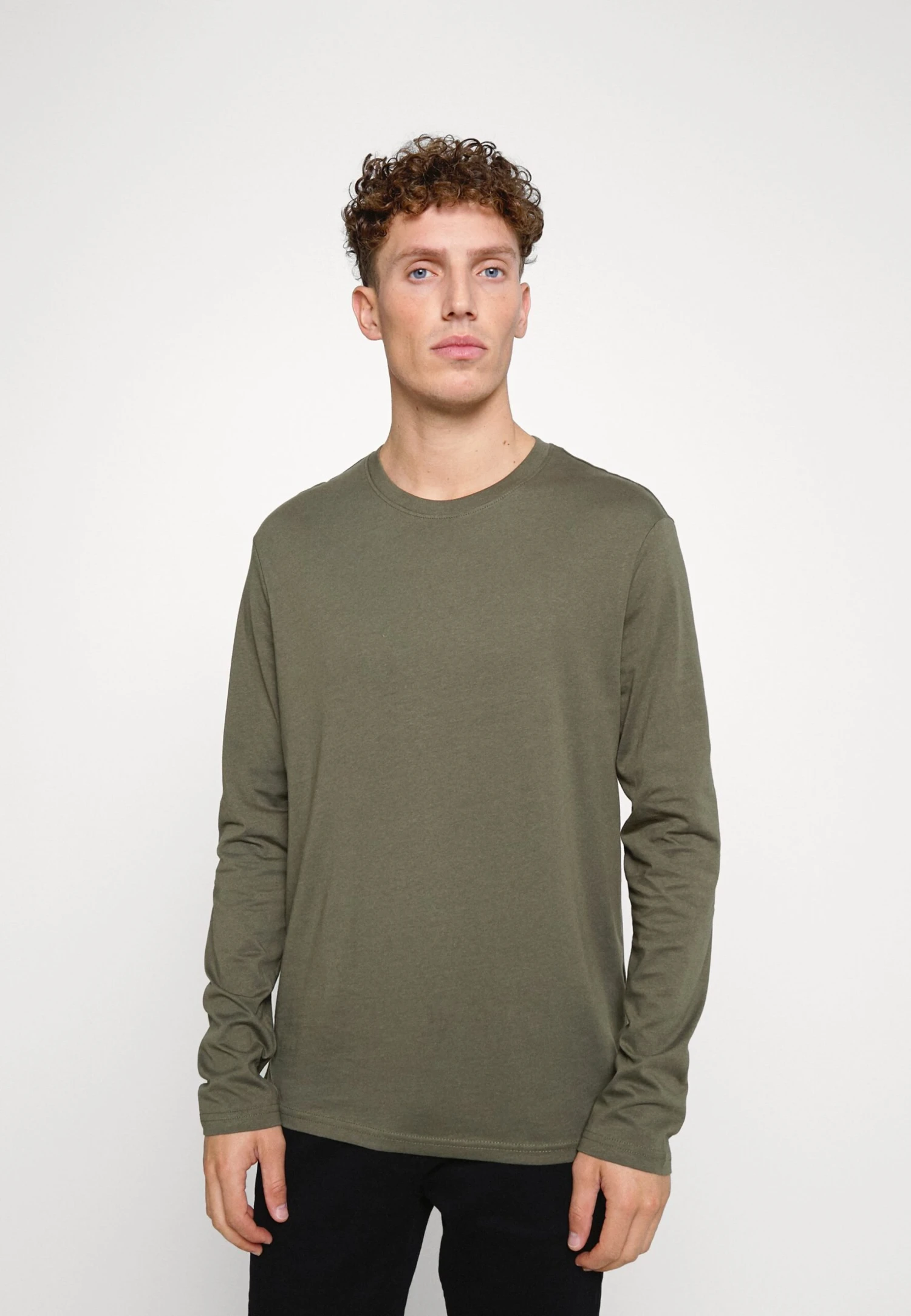 Pier One 5 Pack - Topper Langermet - Blue/White/Beige/Olive 6 Pier One 5 Pack - Topper Langermet - Blue/White/Beige/Olive - Bilde 4