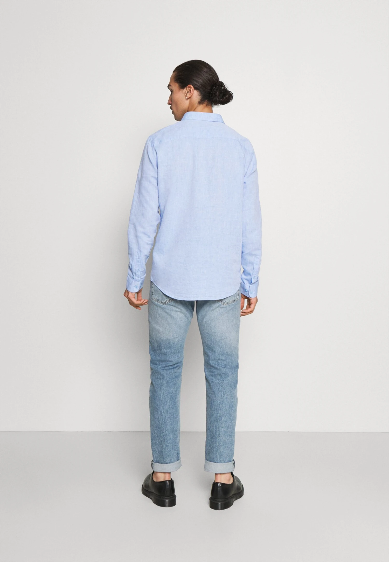 Pier One Skjorte - Mottled Blue 5 Pier One Skjorte - Mottled Blue - Bilde 3