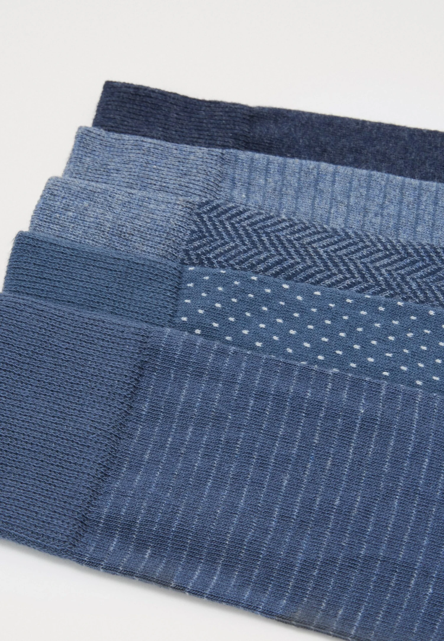 Pier One 5 Pack - Sokker - Mottled Blue 4 Pier One 5 Pack - Sokker - Mottled Blue - Bilde 2