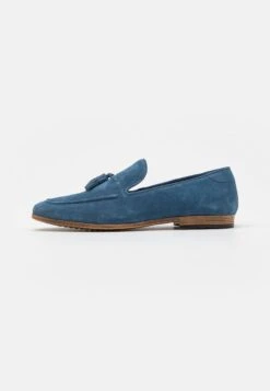 Pier One Leather - Slippers - Blue
