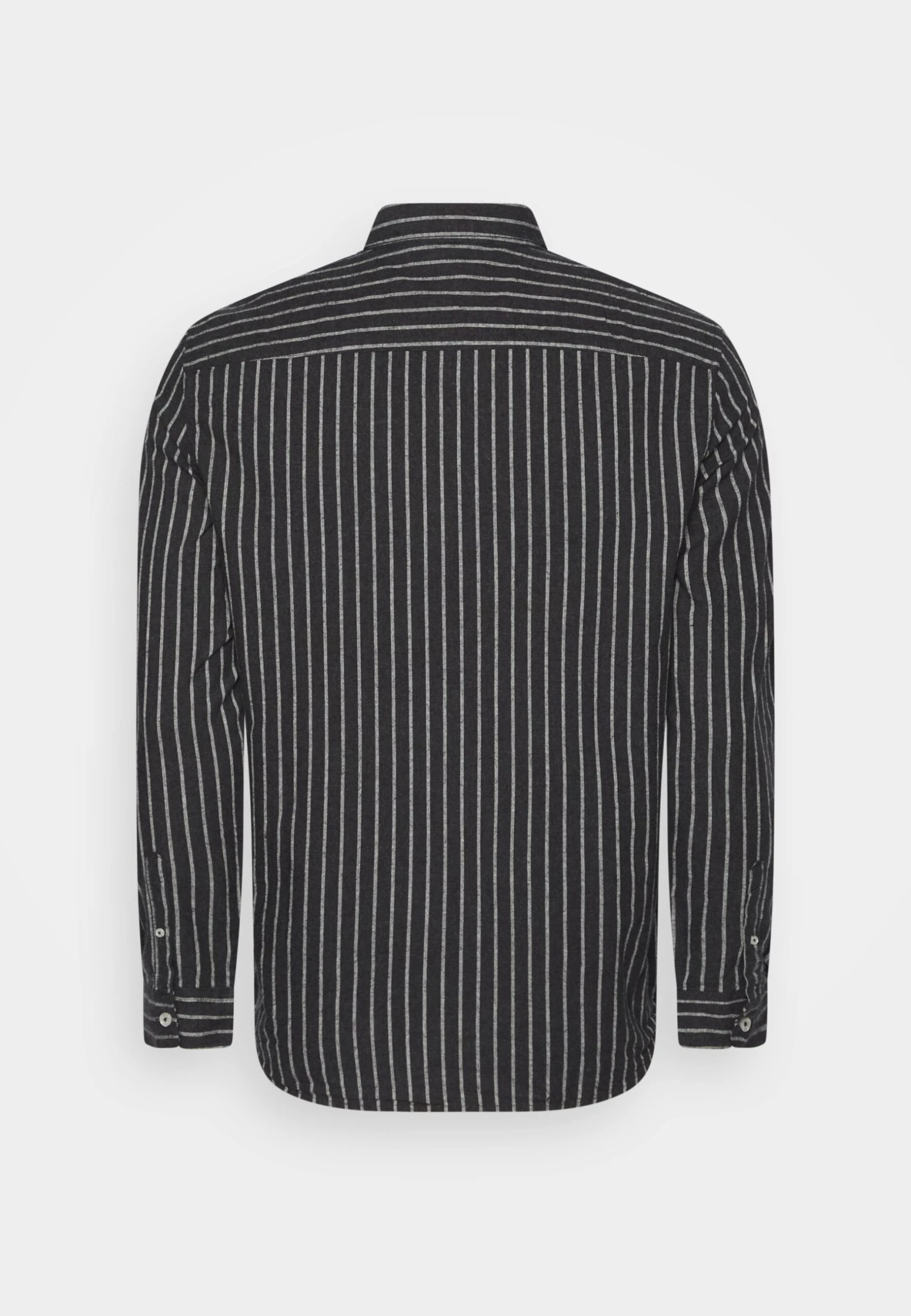 Pier One Flannel Stripes- Skjorte - Dark Grey 4 Pier One Flannel Stripes- Skjorte - Dark Grey - Bilde 2