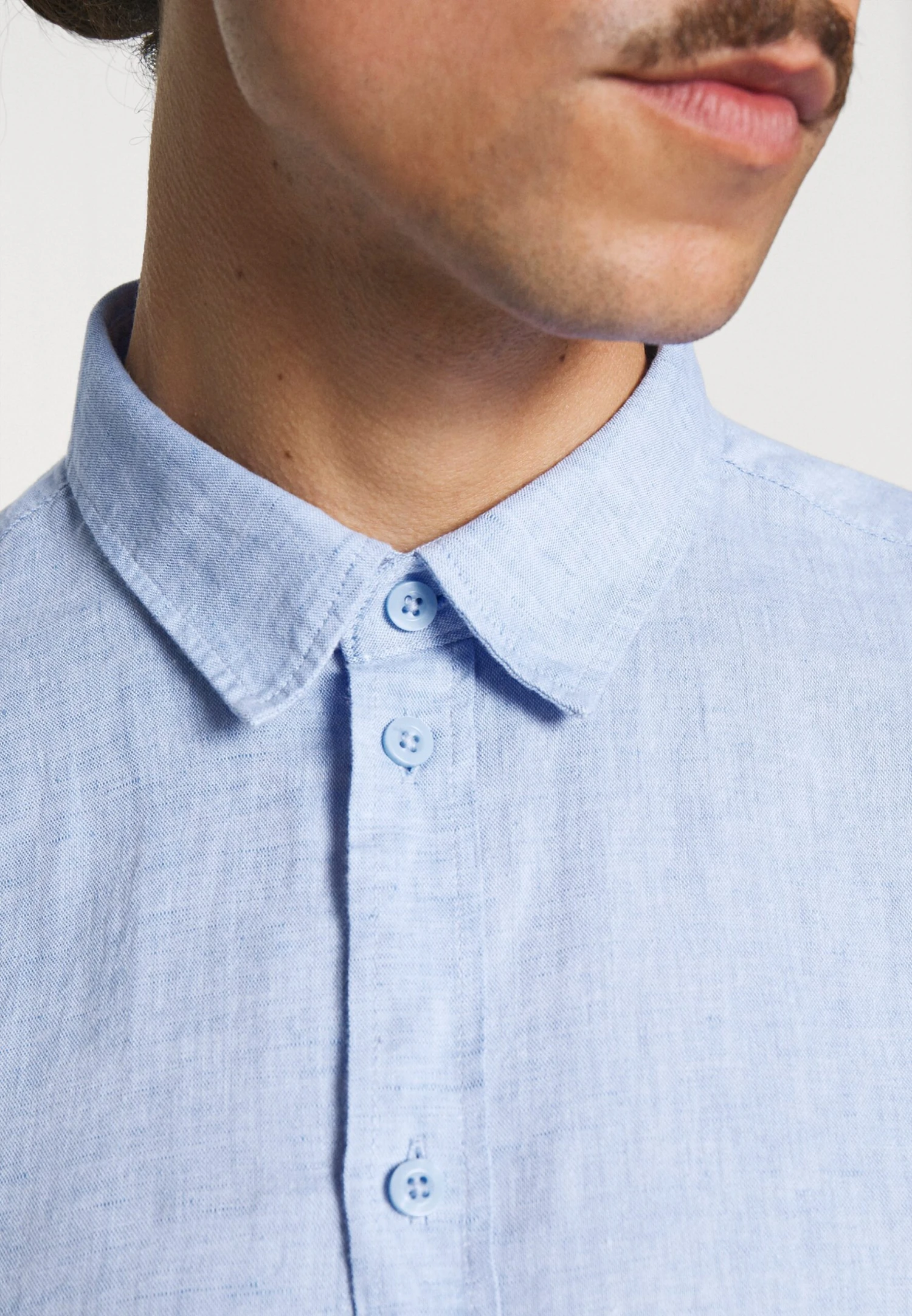 Pier One Skjorte - Mottled Blue 7 Pier One Skjorte - Mottled Blue - Bilde 5