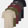 Pier One 5 Pack - Poloskjorter - Bordeaux/Olive/Dark Grey 2 Pier One 5 Pack - Poloskjorter - Bordeaux/Olive/Dark Grey -Pier One 2dccb17fd9c548dba56d4284bed5110a