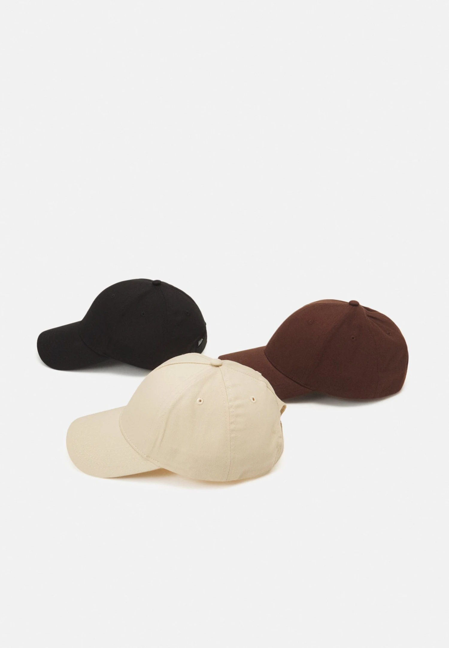 Pier One Unisex 3 Pack - Cap - Black/Dark Brown/Beige 5 Pier One Unisex 3 Pack - Cap - Black/Dark Brown/Beige - Bilde 3