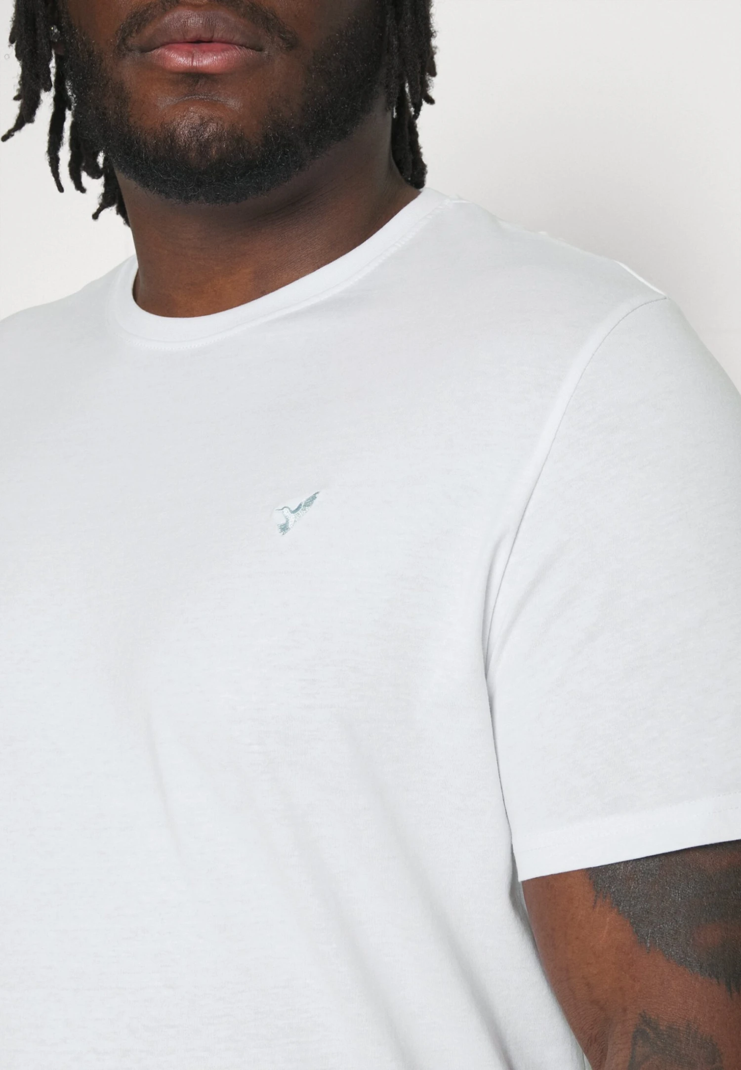 Pier One 5 Pack - T-Shirts - White/Mottled Dark Grey/Bordeaux 10 Pier One 5 Pack - T-Shirts - White/Mottled Dark Grey/Bordeaux - Bilde 8