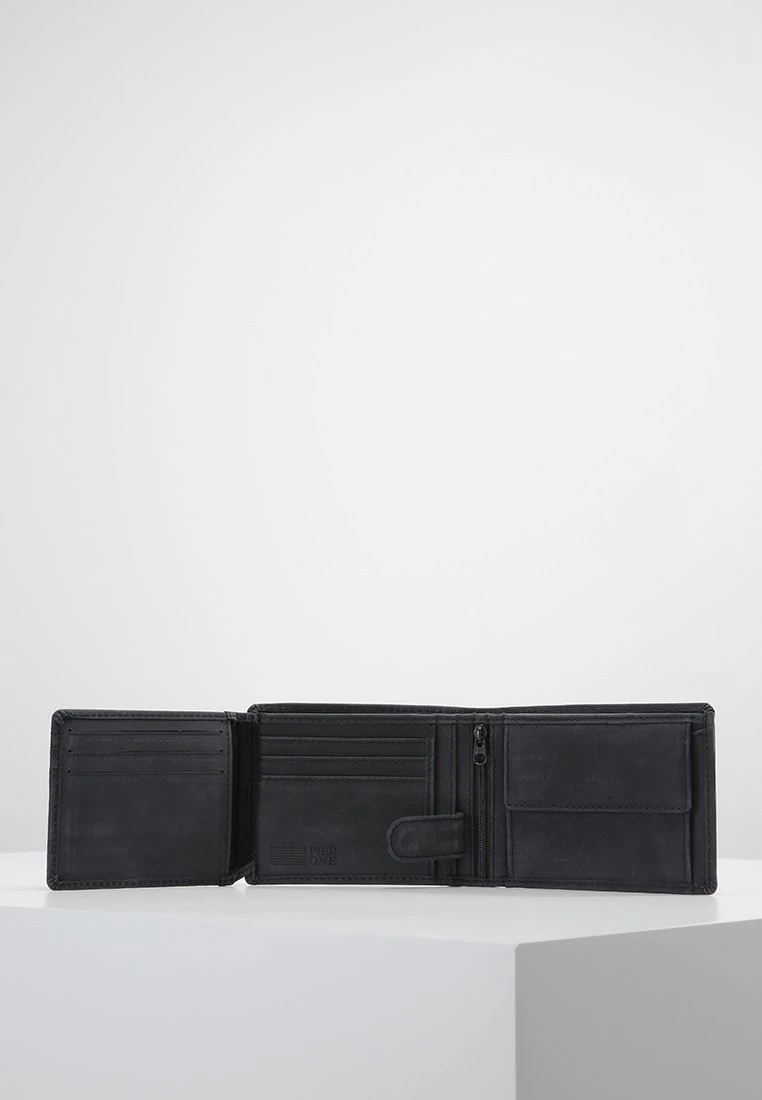 Pier One Leather - Lommebok - Black 8 Pier One Leather - Lommebok - Black - Bilde 6