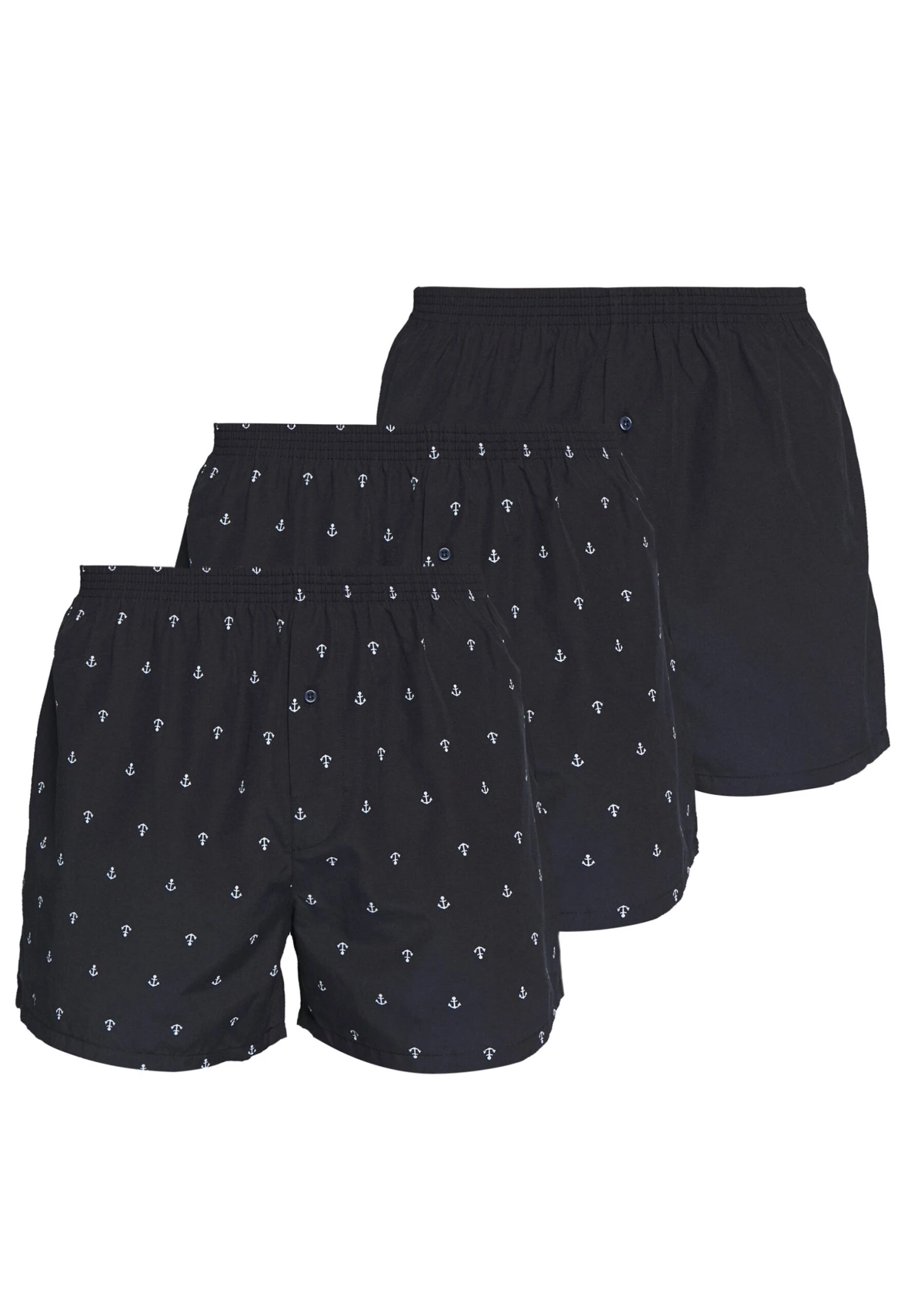 Pier One 3 Pack - Boxershorts - Dark Blue 7 Pier One 3 Pack - Boxershorts - Dark Blue - Bilde 5