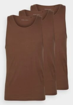Pier One 3Pck Skin Tone Rib Vest- Undertrøye - Brown 10 Pier One 3Pck Skin Tone Rib Vest- Undertrøye - Brown -Pier One 441df9f4c8f242f193b2f72b7d9c6a28