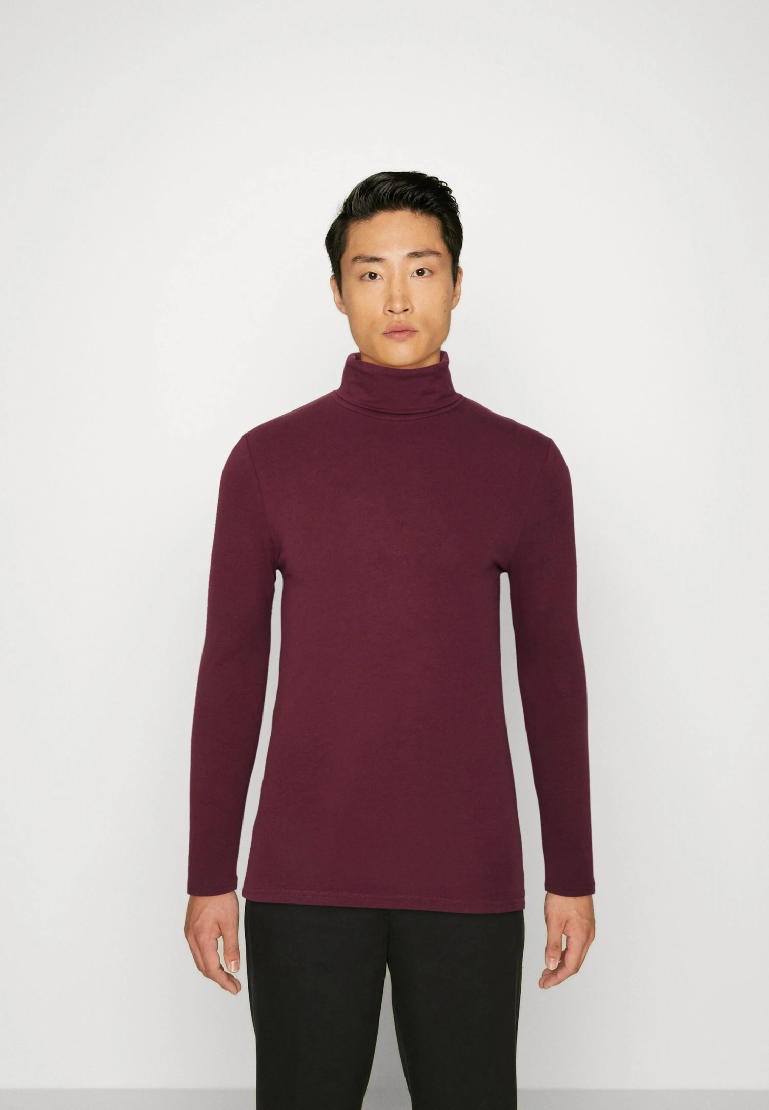 Pier One 2 Pack - Topper Langermet - Beige/Bordeaux 4 Pier One 2 Pack - Topper Langermet - Beige/Bordeaux - Bilde 2