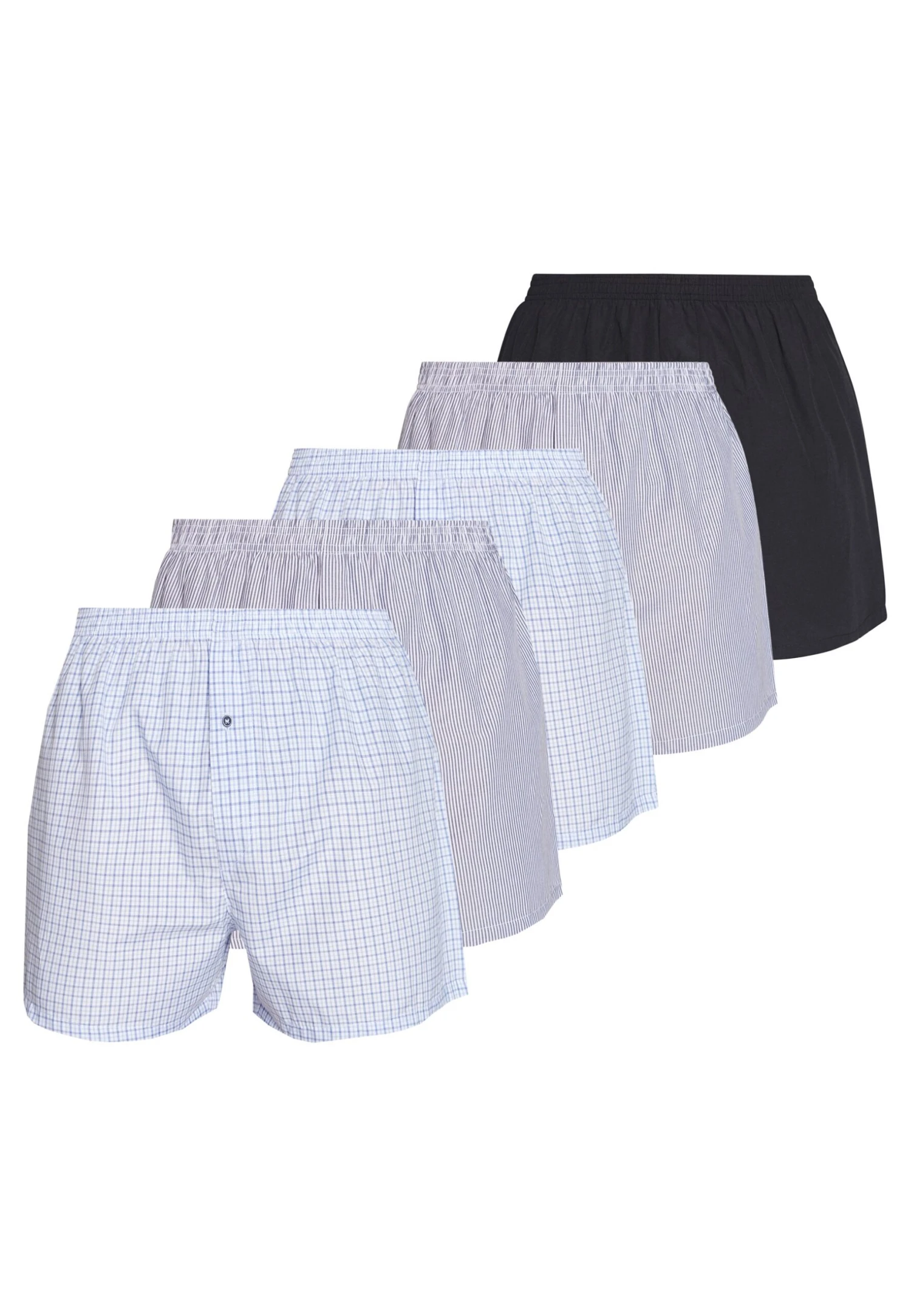 Pier One 5 Pack - Boxershorts - Dark Blue 6 Pier One 5 Pack - Boxershorts - Dark Blue - Bilde 4