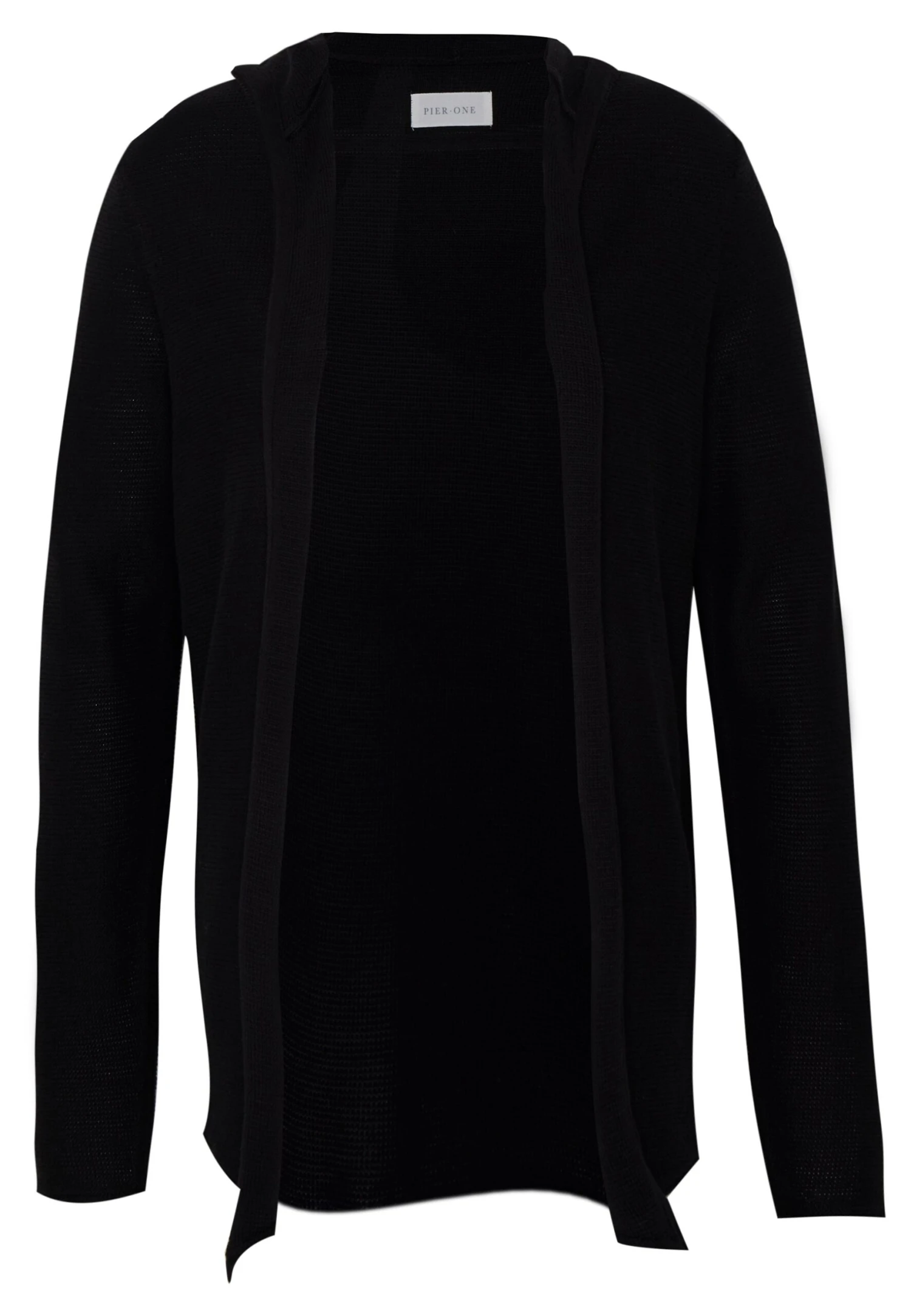 Pier One Cardigan - Solid Black 6 Pier One Cardigan - Solid Black - Bilde 4