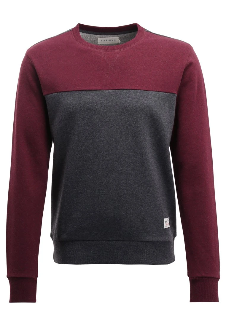 Pier One Sweatshirt - Mottled Bordeaux 8 Pier One Sweatshirt - Mottled Bordeaux - Bilde 6