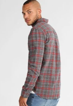 Pier One Skjorte - Grey/Coral -Pier One 62192d2e542d4a69a08273483006118b