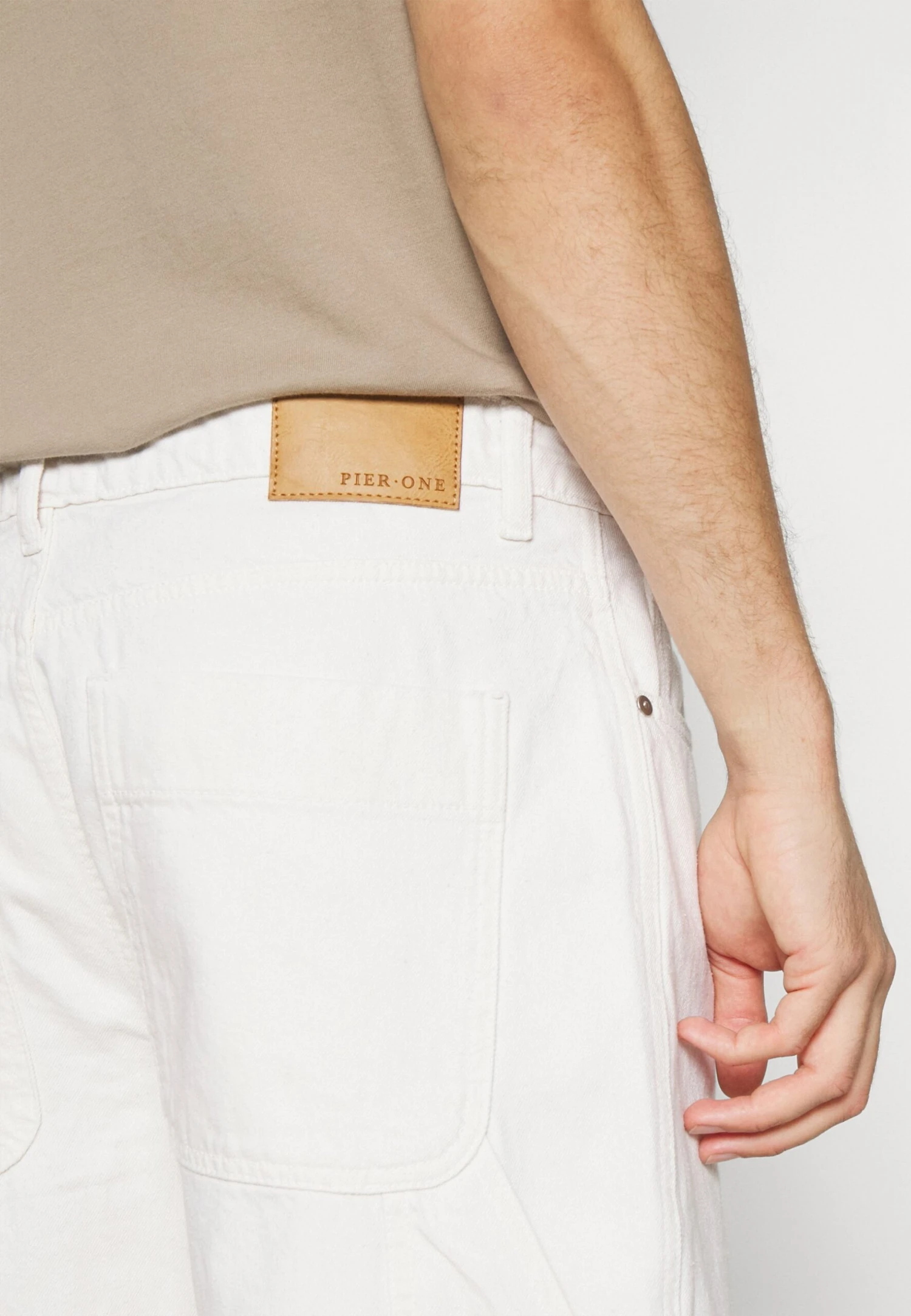 Pier One Carpenter Colored Twill- Jeans Straight Leg - Off-White 10 Pier One Carpenter Colored Twill- Jeans Straight Leg - Off-White - Bilde 8