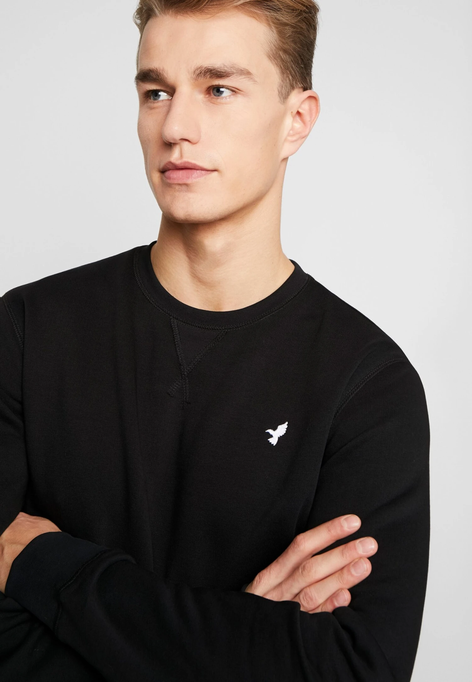 Pier One Sweatshirt - Black 8 Pier One Sweatshirt - Black - Bilde 6