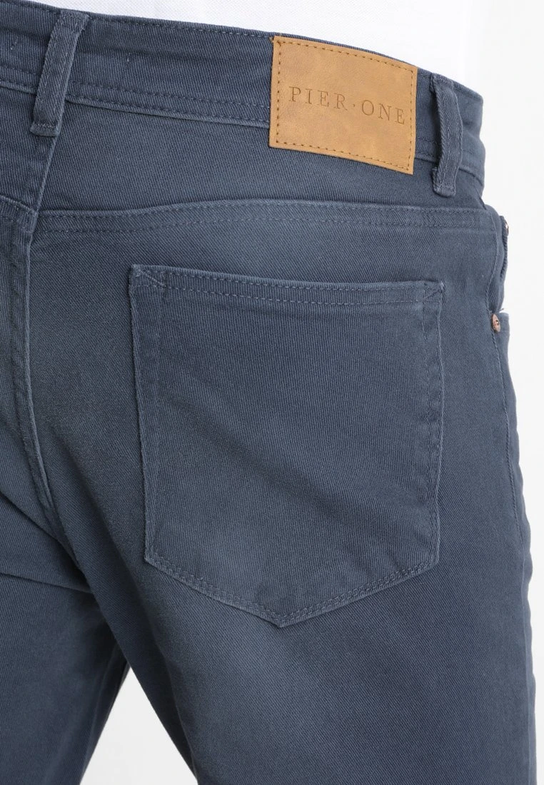 Pier One Coloured Baron - Jeans Slim Fit - Dark Blue 6 Pier One Coloured Baron - Jeans Slim Fit - Dark Blue - Bilde 4