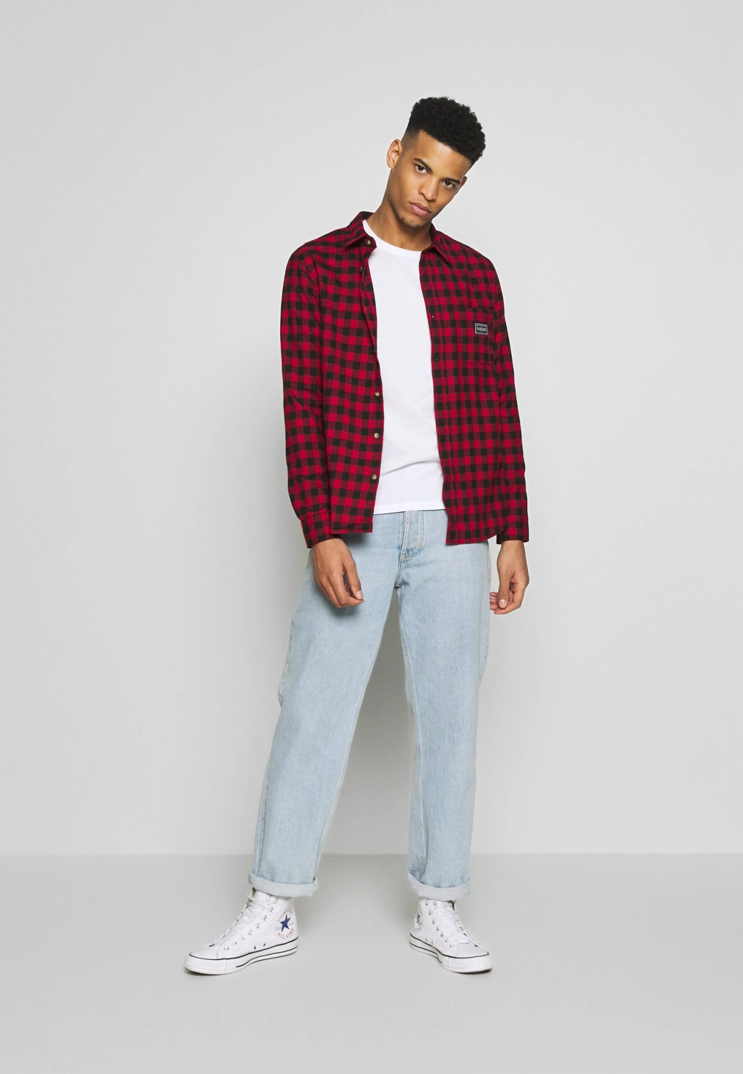 Pier One 3 Pack - T-Shirts -Black/ White 4 Pier One 3 Pack - T-Shirts -Black/ White - Bilde 2