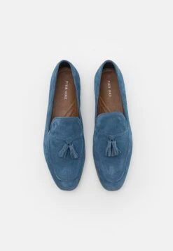 Pier One Leather - Slippers - Blue -Pier One 88169eccd947430599894098376803be