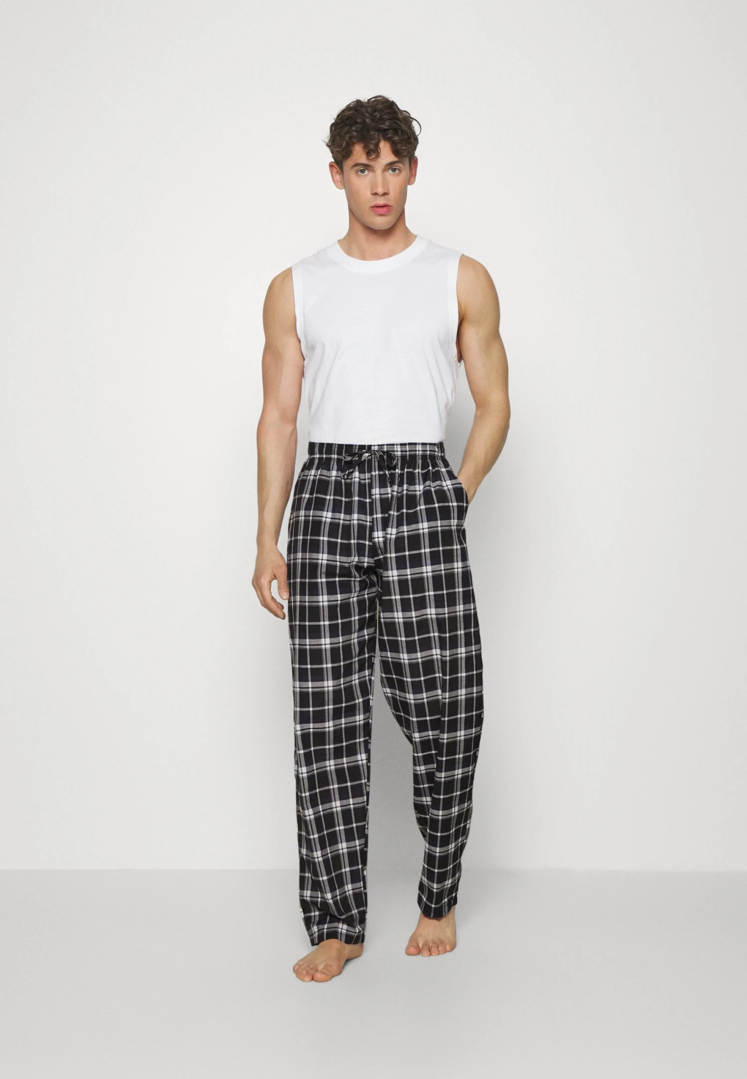 Pier One 2 Pack - Pyjamasbukse -Dark Blue 3 Pier One 2 Pack - Pyjamasbukse -Dark Blue