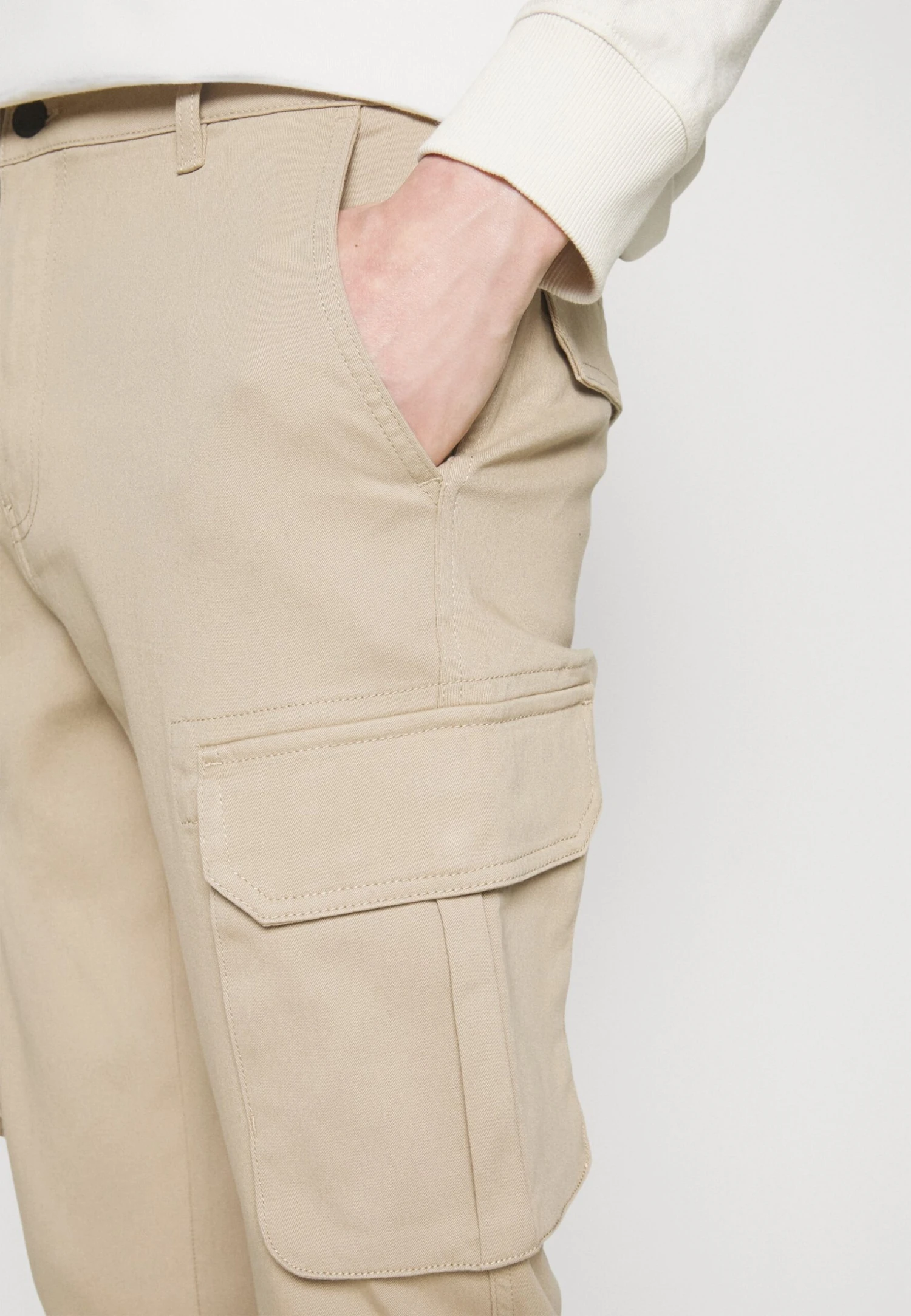 Pier One Cuffed Skinny Trouser- Cargobukse - Tan 7 Pier One Cuffed Skinny Trouser- Cargobukse - Tan - Bilde 5