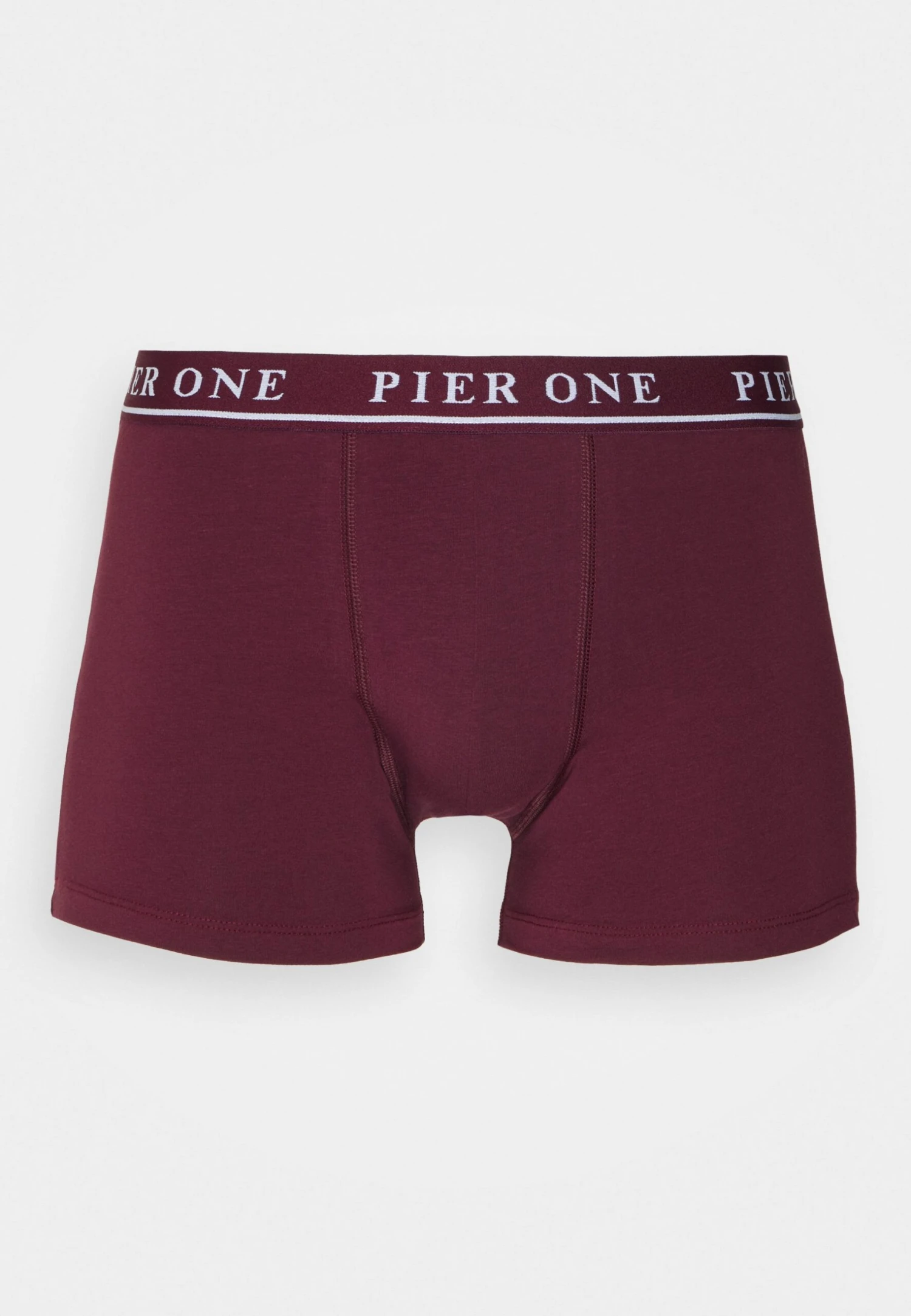 Pier One 5 Pack - Underbukse - Bordeaux/Mottled Grey 4 Pier One 5 Pack - Underbukse - Bordeaux/Mottled Grey - Bilde 2