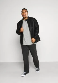 Pier One 5 Pack - T-Shirts - Khaki/Grey/Dark Blue