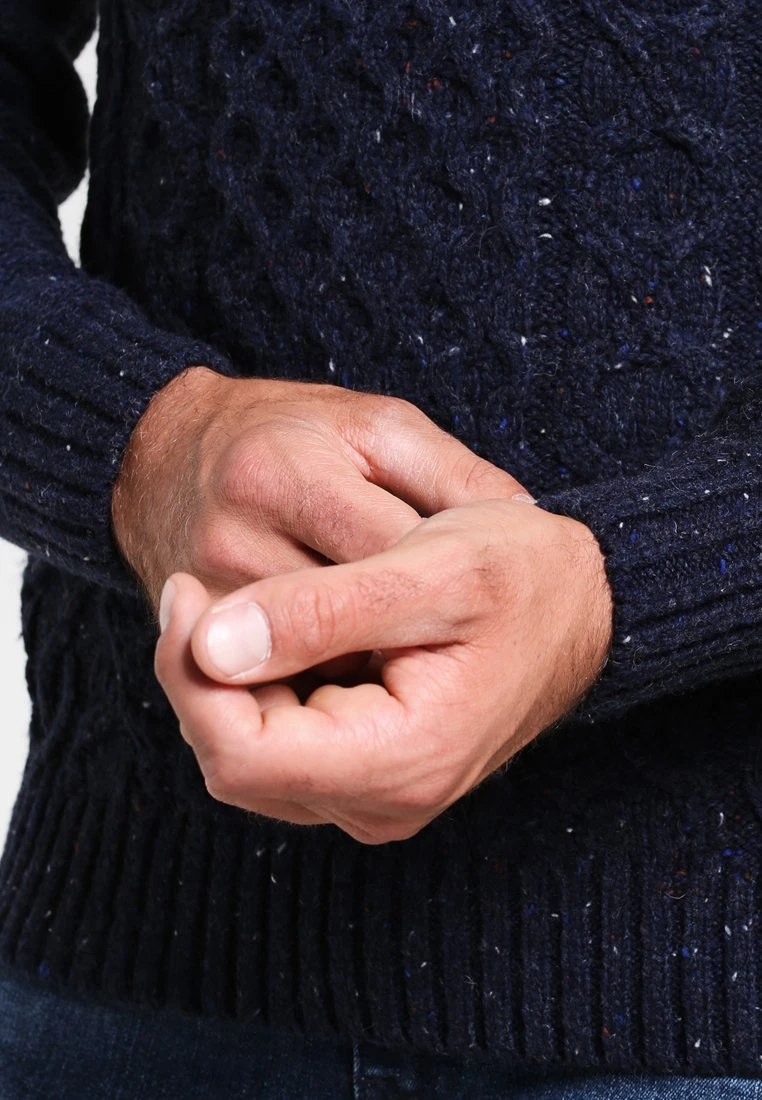 Pier One Strikkegenser - Mottled Dark Blue 7 Pier One Strikkegenser - Mottled Dark Blue - Bilde 5