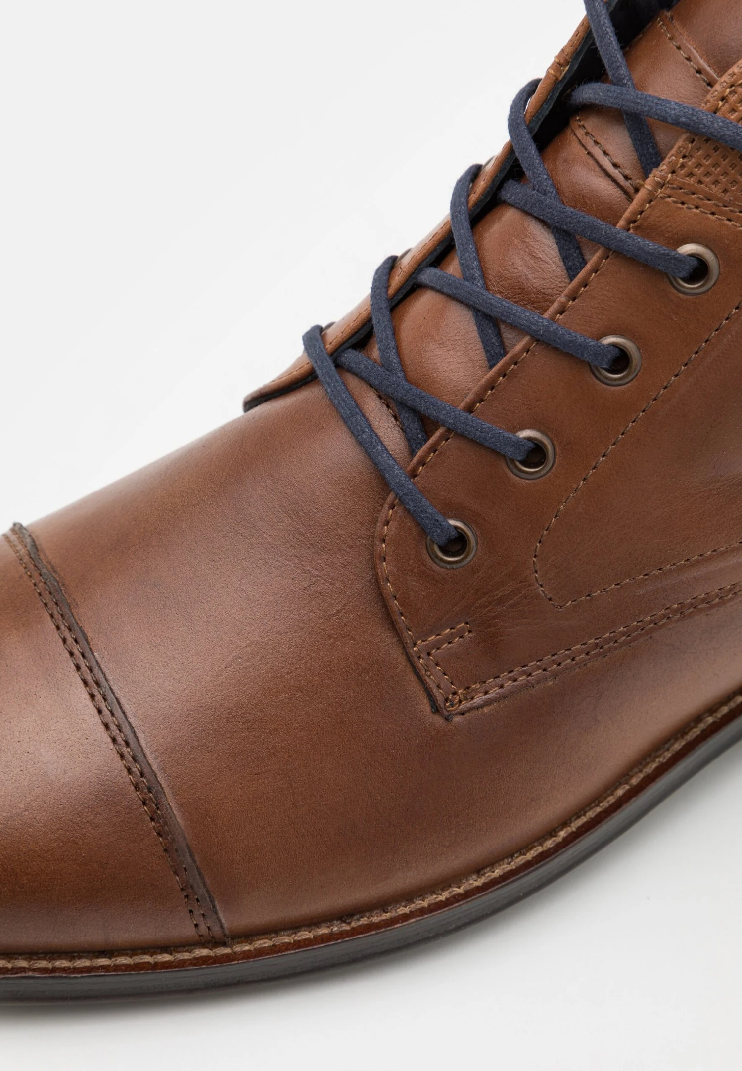 Pier One Leather - Snørestøvletter - Cognac 7 Pier One Leather - Snørestøvletter - Cognac - Bilde 6