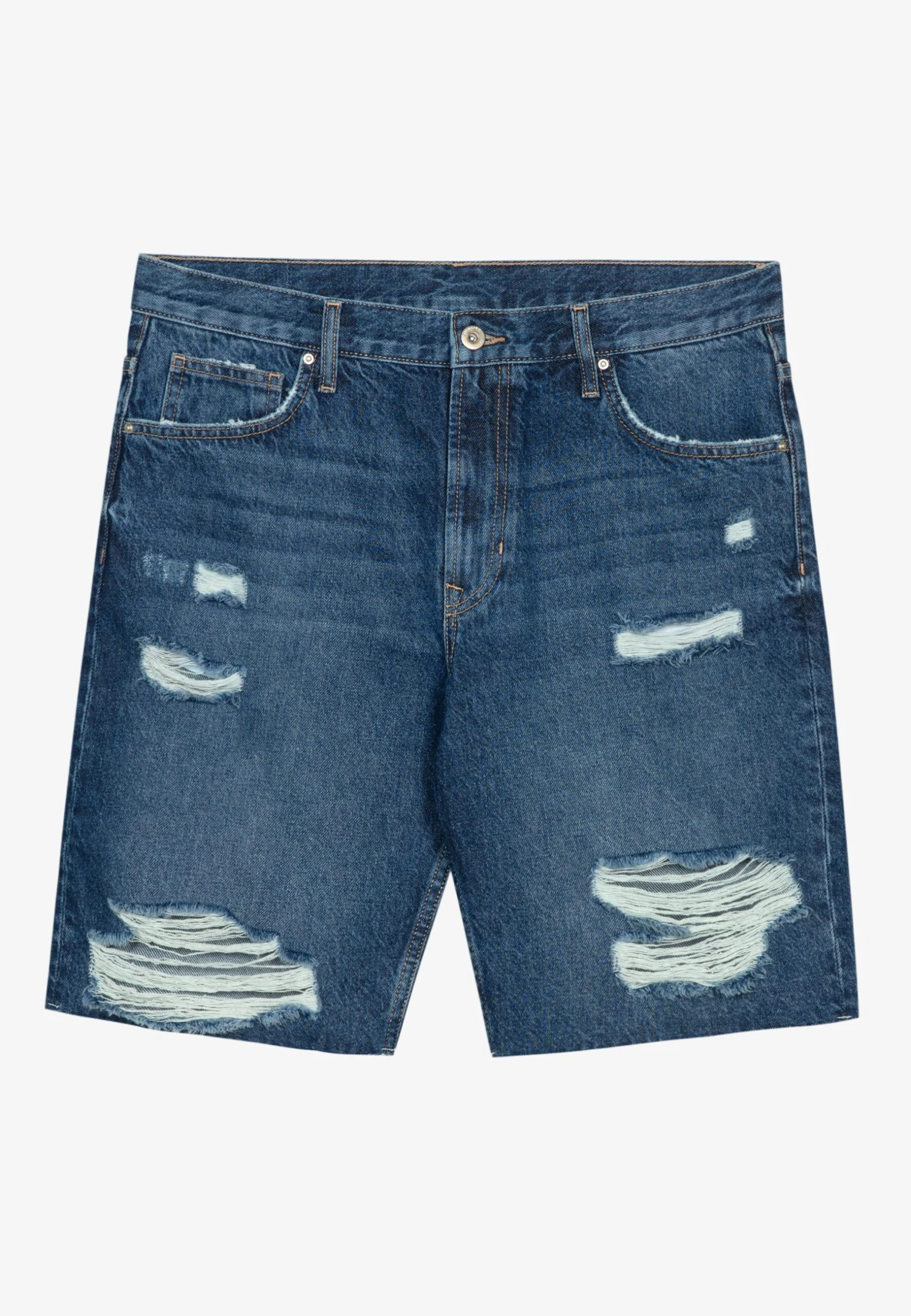 Pier One Jeansshorts - Dark Blue Denim 8 Pier One Jeansshorts - Dark Blue Denim - Bilde 6