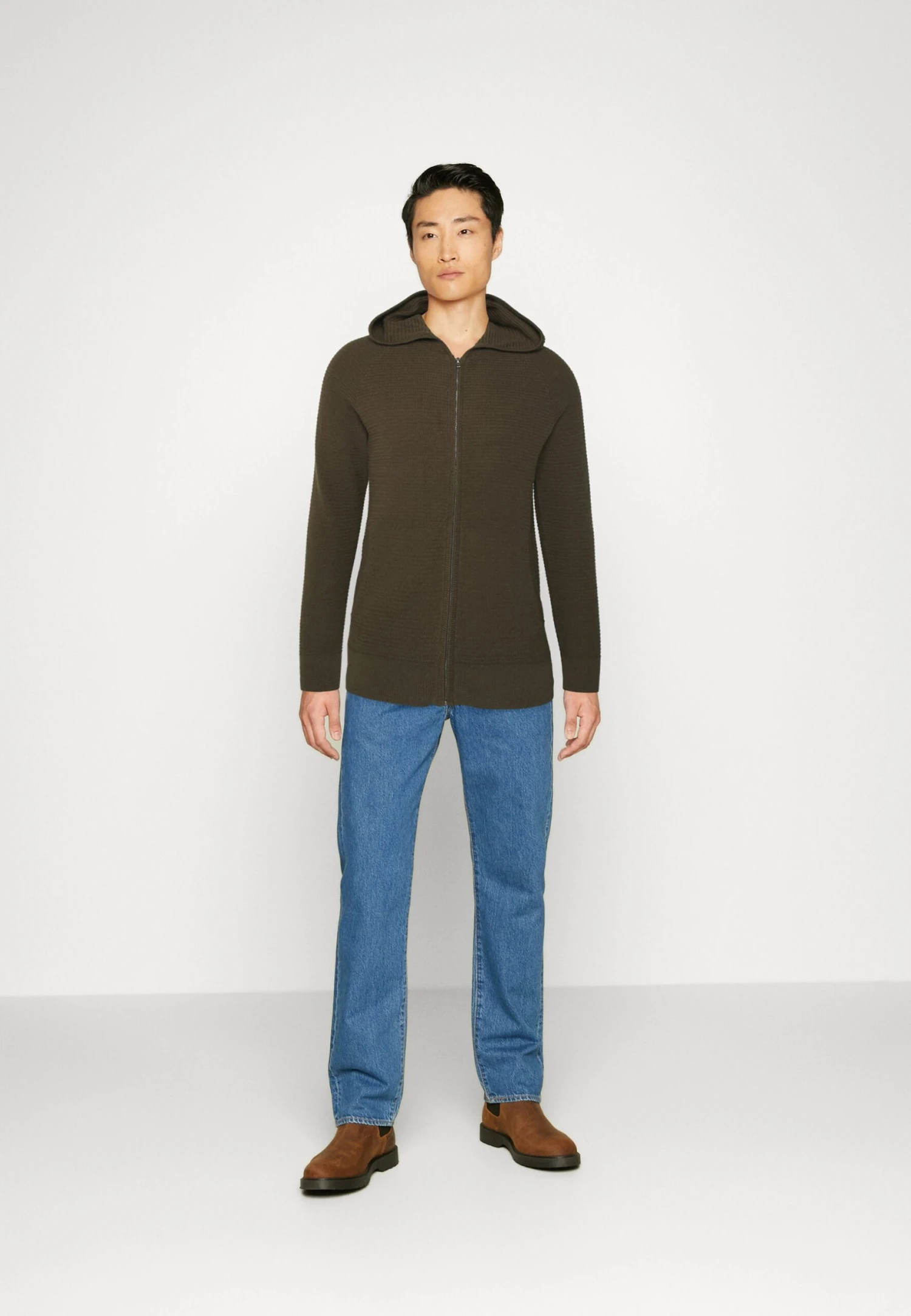 Pier One Cardigan - Olive 4 Pier One Cardigan - Olive - Bilde 2