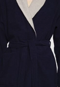 Pier One Shawl Towel Bathrobe - Badekåpe -Dark Blue -Pier One b2d1f380240f4cd8892f17a5c0efe1d5