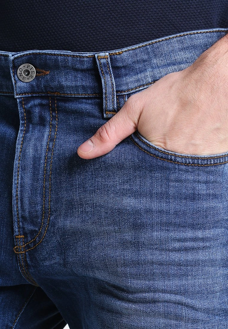 Pier One Jeans Straight Leg - Mid Blue 6 Pier One Jeans Straight Leg - Mid Blue - Bilde 4