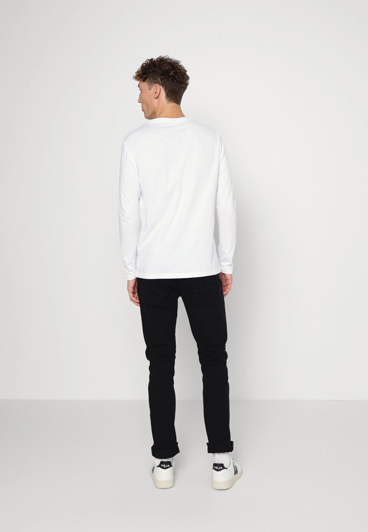 Pier One 5 Pack - Topper Langermet - Blue/White/Beige/Olive 5 Pier One 5 Pack - Topper Langermet - Blue/White/Beige/Olive - Bilde 3