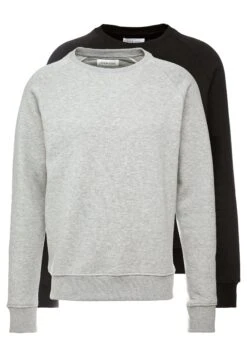 Pier One 2 Pack - Sweatshirt - Mottled Light Grey/Black 12 Pier One 2 Pack - Sweatshirt - Mottled Light Grey/Black -Pier One dba537e667ce4fe2aee0ab958e24e9cf