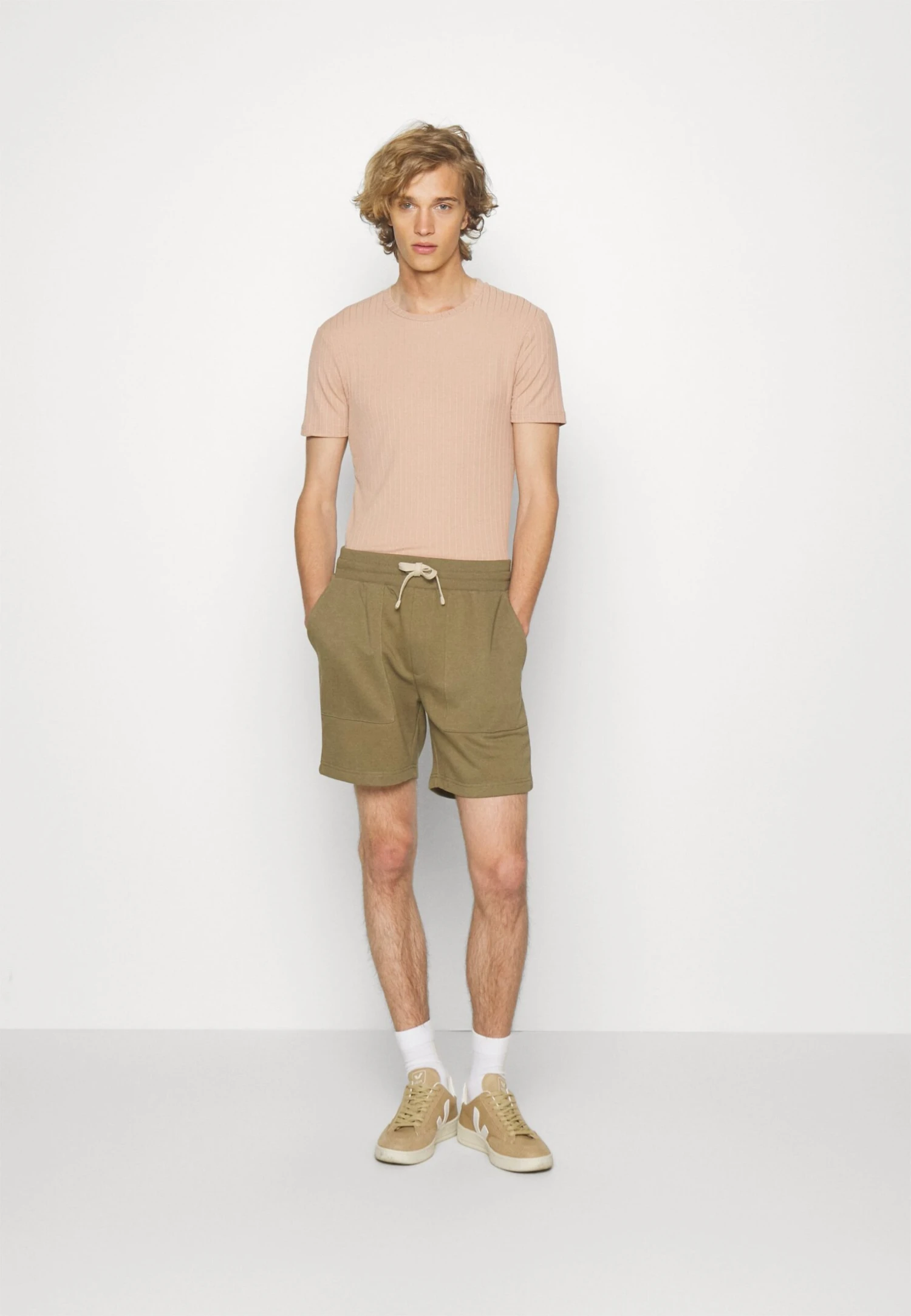 Pier One Utility - Shorts - Khaki 4 Pier One Utility - Shorts - Khaki - Bilde 2