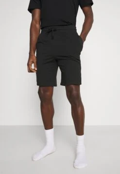 Pier One 3 Pack - Pyjamasbukse - Black/Mottled Dark Grey/Red -Pier One df5392693ae34fbcbd75bdfbc8faa1bc