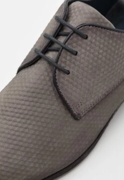 Pier One Leather - Snøresko - Dark Grey -Pier One e0f1574267c74dc1b5d53d5cfef035ae