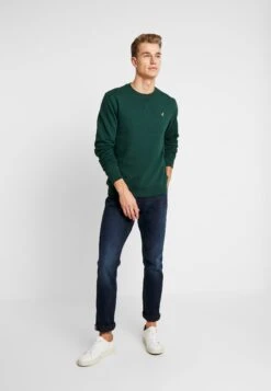 Pier One Sweatshirt - Dark Green -Pier One e1b26d2c4fb142b4b4cc92f42093ca63