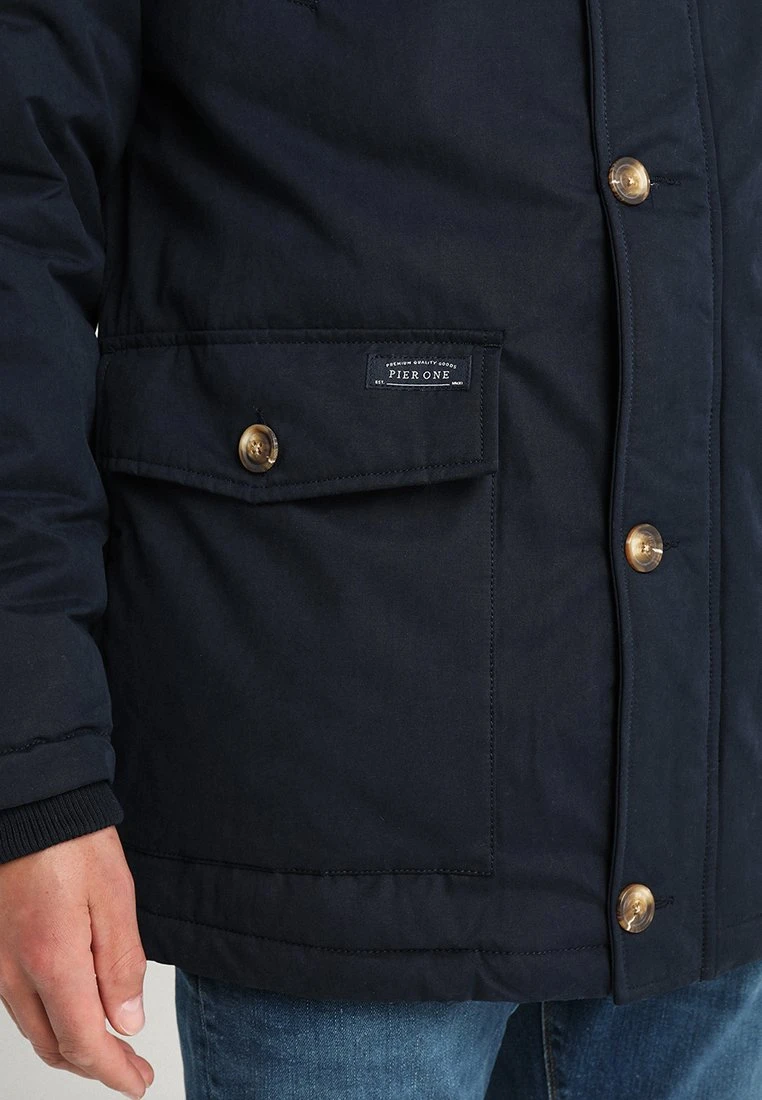 Pier One Vinterjakke - Dark Blue 10 Pier One Vinterjakke - Dark Blue - Bilde 8