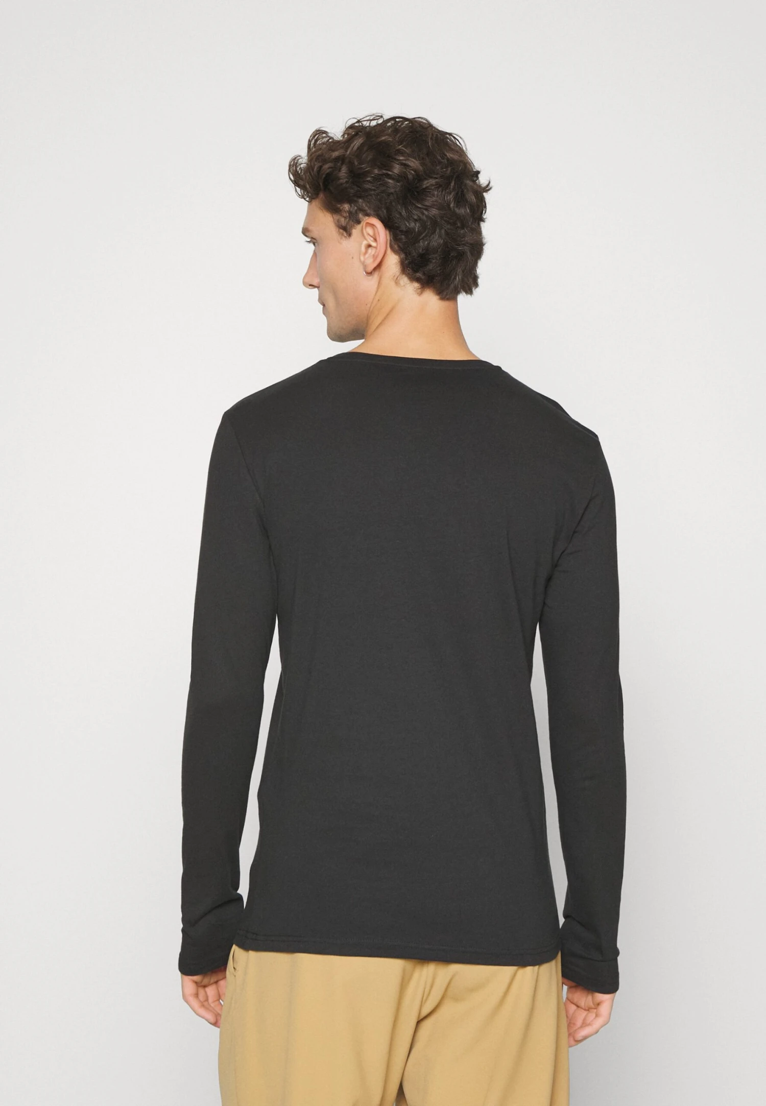 Pier One 2 Pack - Topper Langermet - Black/Mottled Dark Grey 4 Pier One 2 Pack - Topper Langermet - Black/Mottled Dark Grey - Bilde 2