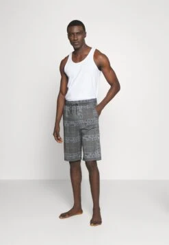 Pier One 3 Pack - Pyjamasbukse - Blue/Dark Blue/Black