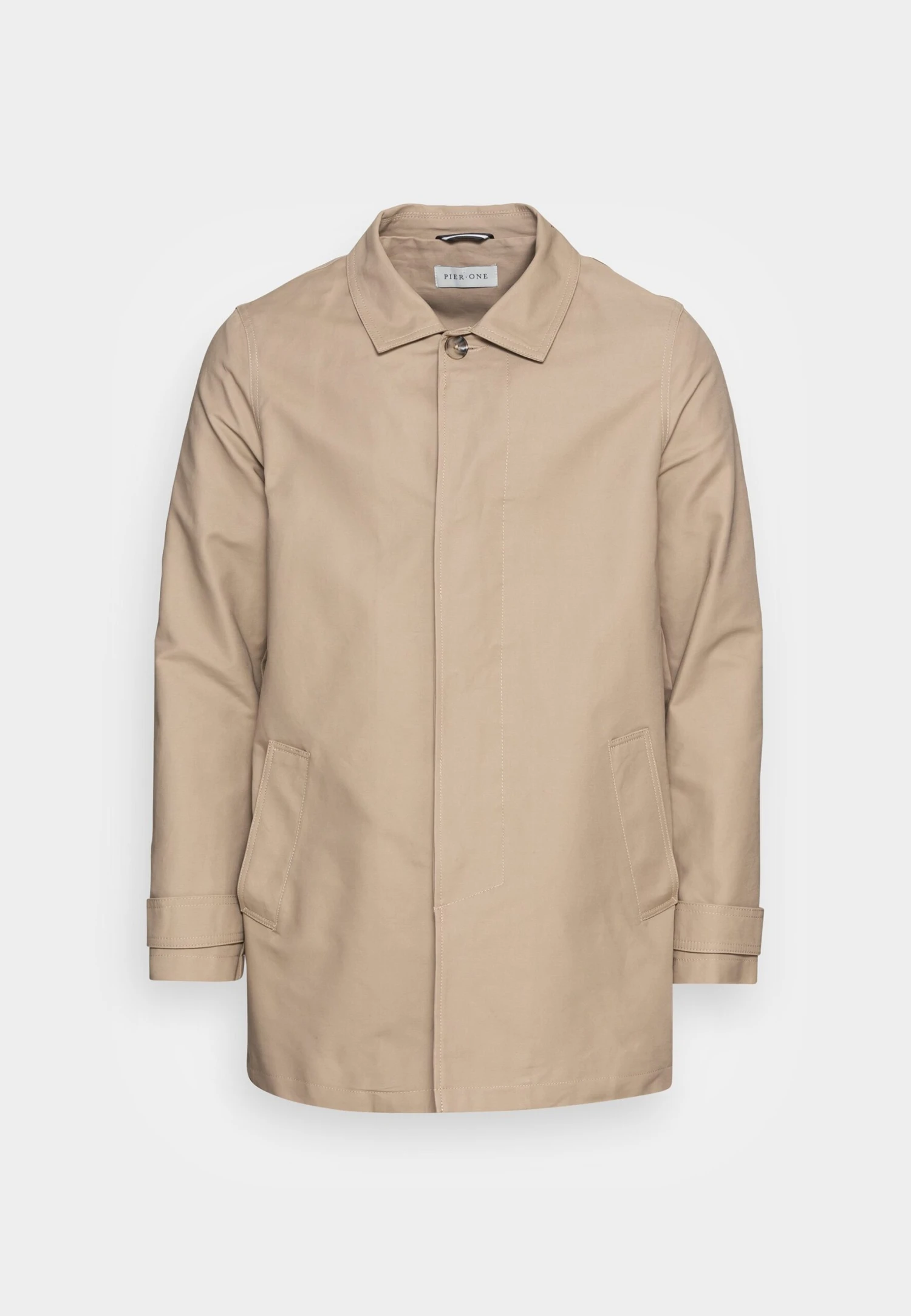 Pier One Commuter Coat- Kort Kåpe / Frakk - Tan 7 Pier One Commuter Coat- Kort Kåpe / Frakk - Tan - Bilde 5