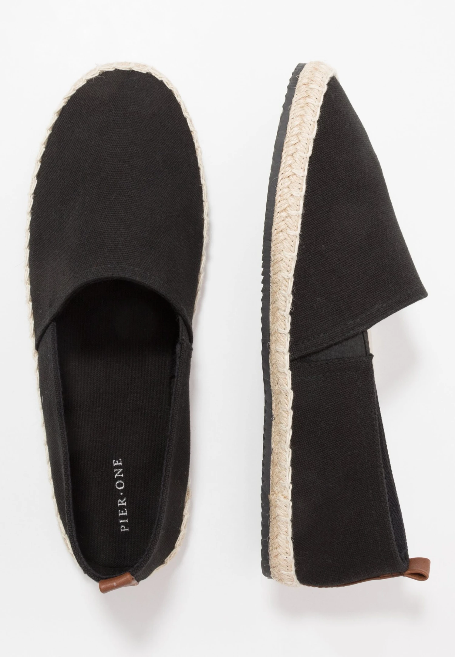 Pier One Rena Espadrille Unisex - Loafers - Black 8 Pier One Rena Espadrille Unisex - Loafers - Black - Bilde 6